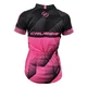 Women’s Cycling Jersey Crussis - Black-Pink