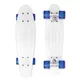 Pennyboard Street Surfing Beach Board - Gnarly Sunset Orange - Milky White