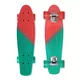 Deskorolka typu fiszka marki Street Surfing Beach Board - Color Vision, czerwono-zielony