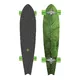 Longboard Street Surfing Fishtail - The Leaf 42" - Silver Truck - Silver Truck