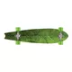 Longboard Street Surfing Fishtail - The Leaf 42" - Silver Truck