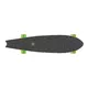 Longboard Street Surfing Fishtail - The Leaf 42" - Silver Truck