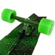 Longboard Street Surfing Fishtail - The Leaf 42" - Zelený truck