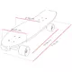 Mini longboard Street Surfing Kicktail Comics 28"