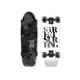 Mini Longboard Street Surfing Cruiser 28” White Soul