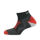 Sportovní ponožky IRONMAN Pro Running Quarter - černo-červená - černo-červená