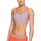 Women’s Sports Bra Under Armour Mid Keyhole - Black - Grey Orange