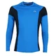 Pánské běžecké kompresní triko Newline ICONIC Vent Stretch - modrá - modrá