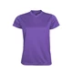 Lady's T-shirt Newline Base Cool - Neon Yellow - Purple