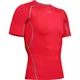 Men’s Compression T-Shirt Under Armour HG Armour SS - White - Red