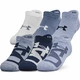 Women’s No-Show Socks Under Armour Essential – 6-Pack - Washed Blue - Washed Blue