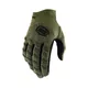 Motokrosové rukavice 100% Airmatic army zelená - army zelená, M - army zelená
