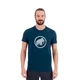 Pánske športové tričko MAMMUT Logo T-Shirt Men - peacoat, XXL