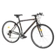 Crossový bicykel DHS Contura 2863 28" - model 2015 - strieborno-modrá - čierno-oranžová