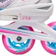 Inline Skates Baud BD261 - Pink-Grey