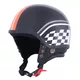 Motorradhelm W-TEC AP-62G - Leder - Rennflagge