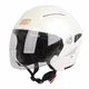 Moto helma ORIGINE V529 - černo-bílá - Pearl White