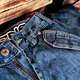 Ozone Shadow Herren-Motorrad-Jeans - blau