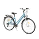Dámsky trekingový bicykel DHS Travel 2854 28" - model 2015 - strieborno-červená - modrá