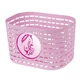 Children’s Front Plastic Bike Basket M-Wave P Children's Basket - Pink - Pink