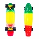 Pennyboard WORKER Sunbow 22ʺ - Green-Blue-Violet - Green-Yellow-Red