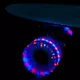 Plastic Longboard WORKER Pike 36ʺ W/ Light Up Wheels - Blue