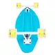 Plastic Longboard WORKER Pike 36ʺ W/ Light Up Wheels - Blue