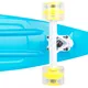 Plastový longboard WORKER Pike 36" se svítícími kolečky - modrá