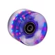 Light Up Penny Board Wheel 60*45mm + ABEC 7 Bearings - White - Dark Purple