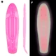 Glow-in-the-Dark Penny Board Deck WORKER Solosy 22.5*6” - Yellow - Pink