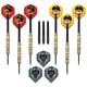 Dart nyíl Shot Duel Brass Plated Value Range steel 6db