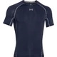 Men’s Compression T-Shirt Under Armour HG Armour SS - Black - Midnight Navy