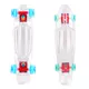 Penny board WORKER Transpy 100 22" se svítícími kolečky