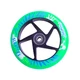 Spare Wheel for Scooter FOX PRO Raw 110 mm - Green-Black