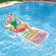 2-in-1 Inflatable Floating Mat/Chair Bestway High Fashion - Transparent