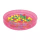 Bazén s míčky Bestway 2-Ring Ball Pool 91 cm - modrá - růžová