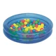 Bazén s loptičkami Bestway 2-Ring Ball Pool 91 cm - ružová - modrá