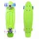 Penny Board WORKER Sturgy 22" with Light Up Wheels - Green