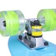 Penny Board WORKER Sturgy 22" with Light Up Wheels - Green