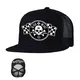 Baseball sapka BLACK HEART Flag Trucker - fekete