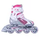 Adjustable Rollerblades WORKER Haasiko LED with Light-Up Wheels - Red - Red