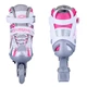 Adjustable Rollerblades WORKER Haasiko LED with Light-Up Wheels - Red