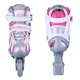 Adjustable Rollerblades WORKER Haasiko LED with Light-Up Wheels - Red