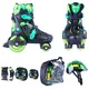 Children’s Roller Skating Set Action Darly Boy - Green-Black