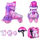 Children’s Roller Skating Set Action Darly Girl - Violet-White - Violet-White