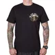 Koszulka motocyklowa męska t-shirt BLACK HEART Beer Biker - Czarny