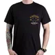 T-Shirt BLACK HEART Whiskery - Black