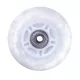 Light-Up Inline Skate Wheel PU84*24mm with ABEC 7 Bearings - White