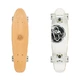 Penny Board Fish Classic Wood - 70s-Red-Black - Logo White