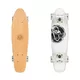 Fish Classic Wood 22" Penny Board - Flowers-Silver-Transparent Blue